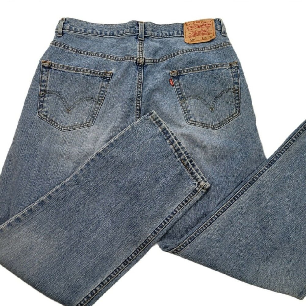 Levis 559 Light Wash Denim Relaxed Fit Jeans Pants